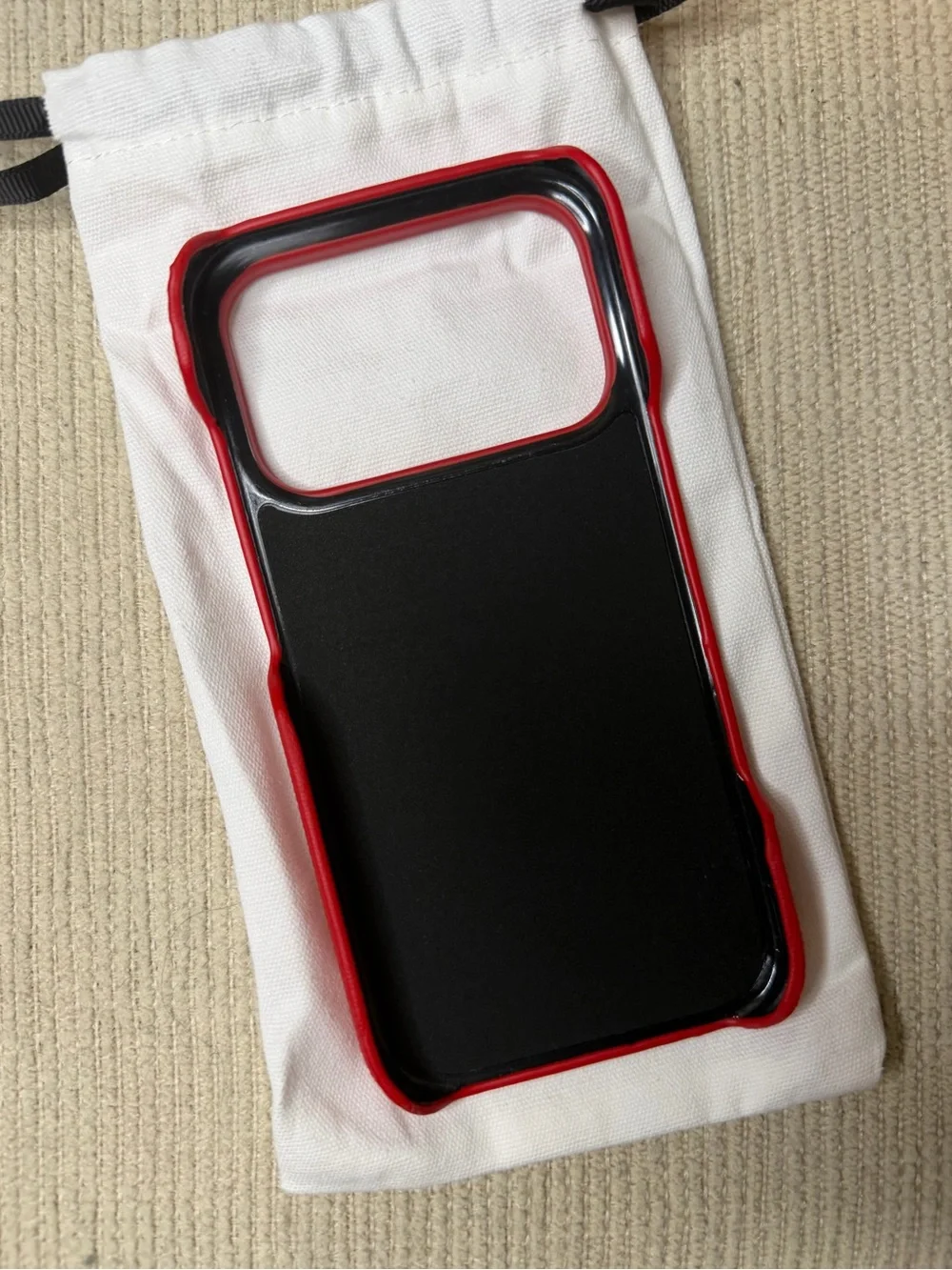 Insérif Red Pebble Texture Personalized Snap Case - iPhone 17 Pro